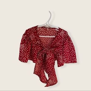 Polkadot SHEIN top